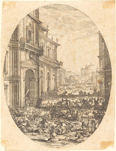 Masumların Katliamı by Jacques Callot
