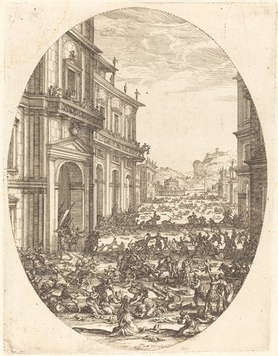 Masumların Katliamı by Jacques Callot