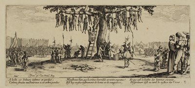 Savaşın Sefaletleri, No. 11. Asma, 1633 by Jacques Callot