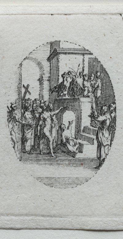 Tutkunun Sırları: İnsanlara Sunulan Mesih. by Jacques Callot