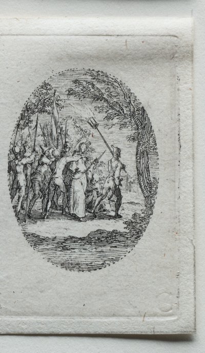 Tutkunun Gizemleri: Tutsak Edilen Mesih. by Jacques Callot