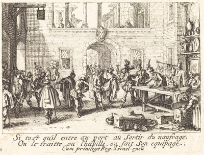 Ebeveynler Hediye Veriyor, 1635. by Jacques Callot