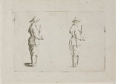 Kaprislerden Kadeh Tutan Köylü, by Jacques Callot