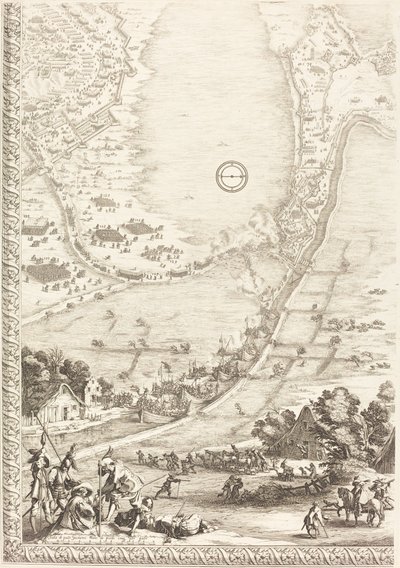 Breda Kuşatması [plaka 4/6], 16271628. by Jacques Callot