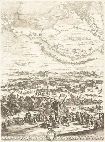 Breda Kuşatması [plaka 5 / 6] by Jacques Callot