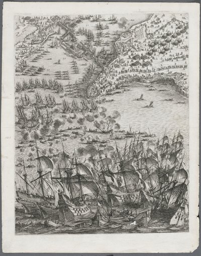 La Rochelle Kuşatması: Levha 11 by Jacques Callot