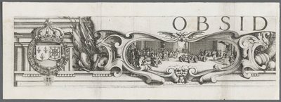 La Rochelle Kuşatması: Levha 1, 1628-1630. by Jacques Callot