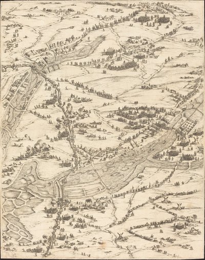 La Rochelle Kuşatması [plaka 7/16; set, 1952.8.97-112] içerir by Jacques Callot