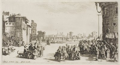 Köle Pazarı by Jacques Callot