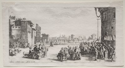 Köle Pazarı by Jacques Callot