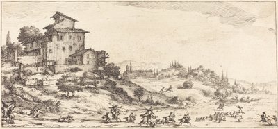 Geyik Avı, muhtemelen c. 1630. by Jacques Callot