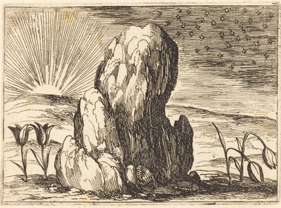 Laleler ve Güneş, 1628. by Jacques Callot