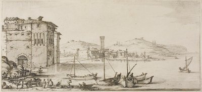 Üç İtalyan Komedyenden Zany One veya Scapin by Jacques Callot