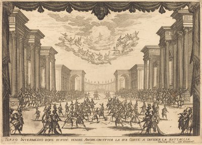 Üçüncü Intermezzo, 1617. by Jacques Callot
