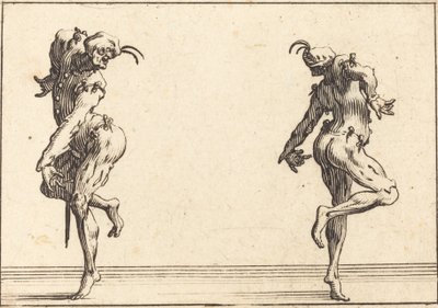 Dans eden iki pantalon by Jacques Callot