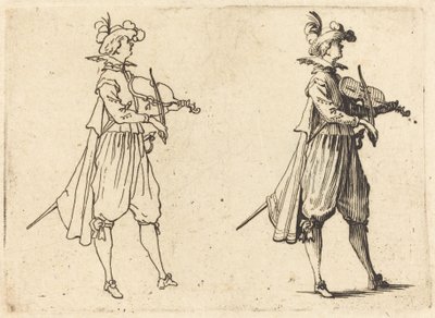 Kemancı by Jacques Callot