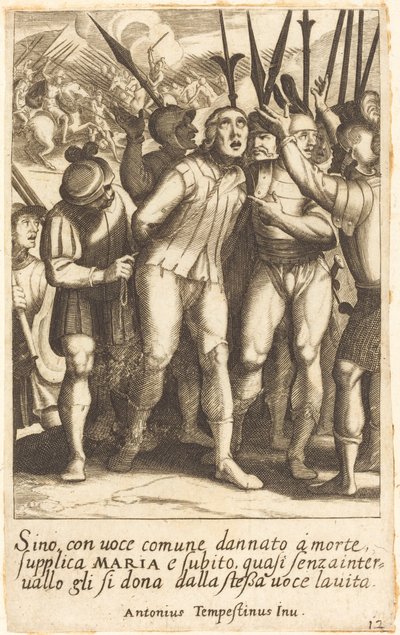 Çin by Jacques Callot after Antonio Tempesta