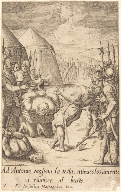 Başı Kesilmiş by Jacques Callot after Donato Mascagni