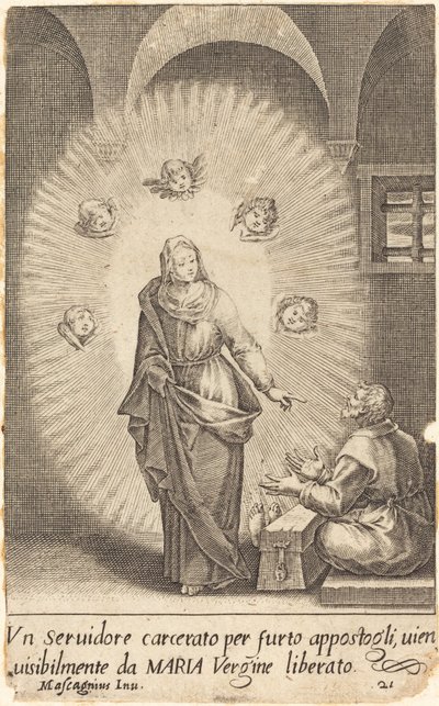 Teslim edilen Hizmetçi by Jacques Callot after Donato Mascagni