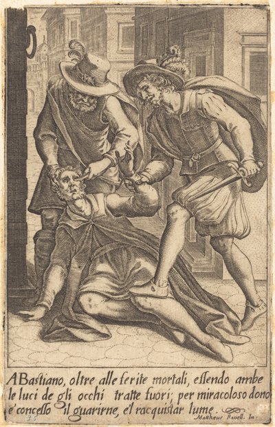 Bastian by Jacques Callot after Matteo Rosselli
