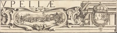 La Rochelle Kuşatması [levha 3/16; set, 1952.8.97-112] içerir by Jacques Callot and Abraham Bosse