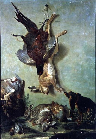 Natürmort Oyun by Jacques Charles Oudry