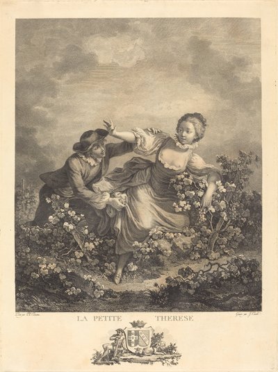La Petite Therese by Jacques Couché after Jacques Philippe Caresme