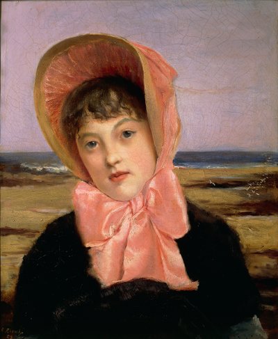 Pembe Şapkalı Kız by Jacques Emile Blanche