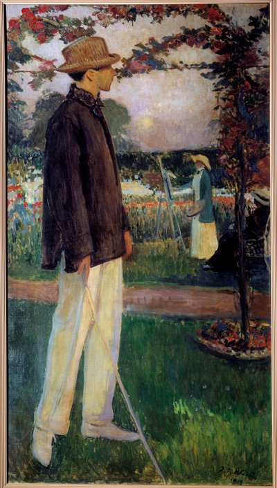 Jean Cocteau (1889-1963) Yazarının Ayaklarındaki Portre by Jacques Emile Blanche