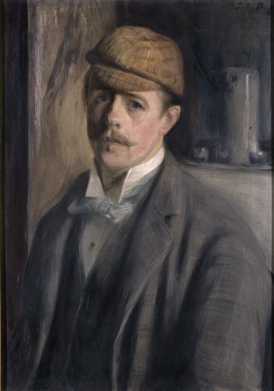 Otoportre, c. 1890. by Jacques Emile Blanche