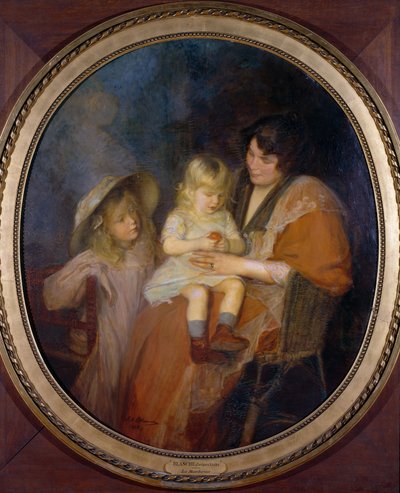 Mandarin veya Madam Thawlow ve Çocukları by Jacques Emile Blanche