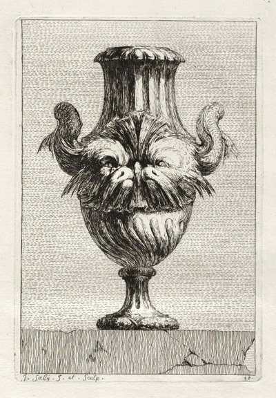 Vazo Takımı: Levha 10, 1746. by Jacques Francois Joseph Saly