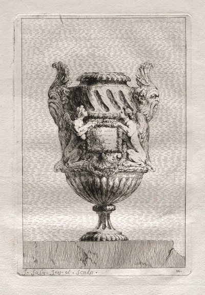 Vazo Takımı: Levha 11, 1746. by Jacques Francois Joseph Saly