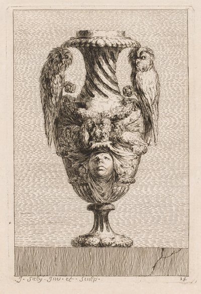 Vazo Takımı: Levha 15, 1746. by Jacques Francois Joseph Saly