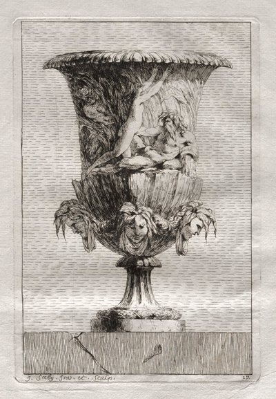 Vazo Takımı: Levha 17, 1746. by Jacques Francois Joseph Saly
