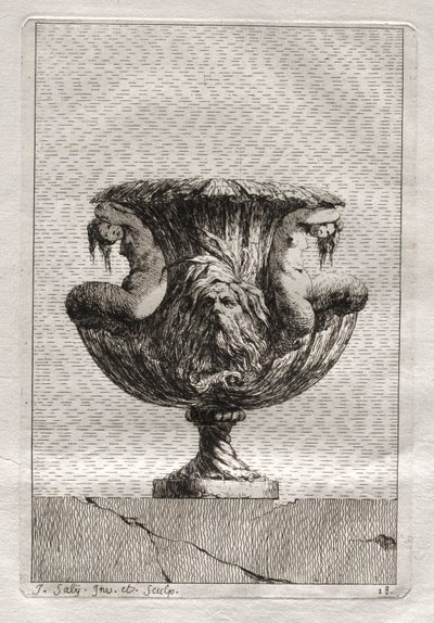 Vazo Takımı: Levha 18, 1746. by Jacques Francois Joseph Saly