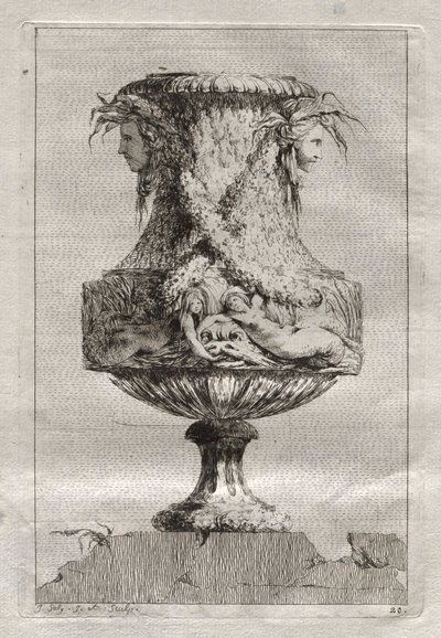 Vazo Takımı: Levha 20, 1746. by Jacques Francois Joseph Saly