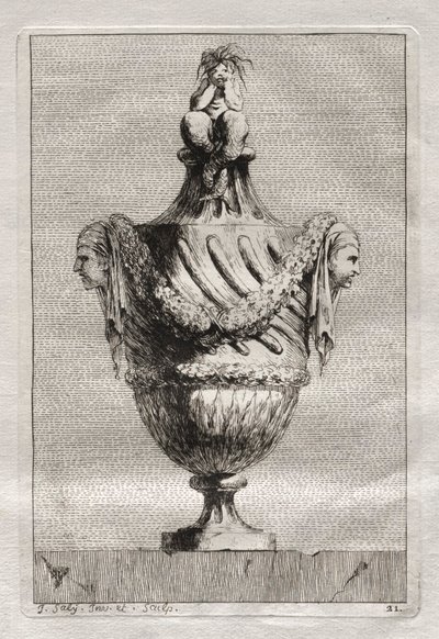 Vazo Takımı: Levha 21, 1746. by Jacques Francois Joseph Saly