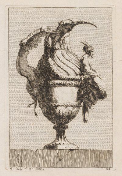 Vazo Takımı: Levha 24, 1746. by Jacques Francois Joseph Saly