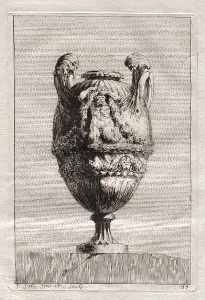 Vazo Takımı: Levha 27, 1746. by Jacques Francois Joseph Saly
