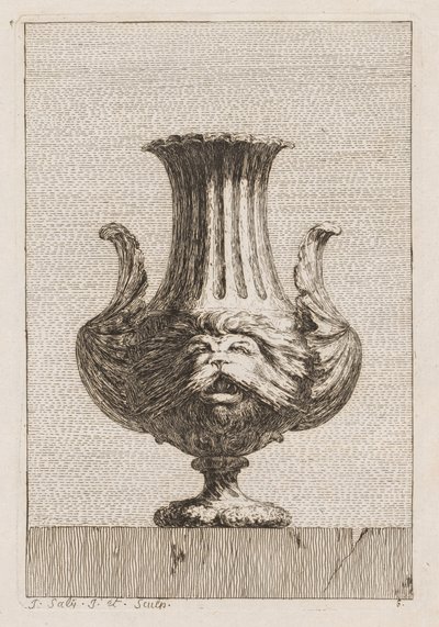 Vazo Takımı: Levha 6, 1746. by Jacques Francois Joseph Saly