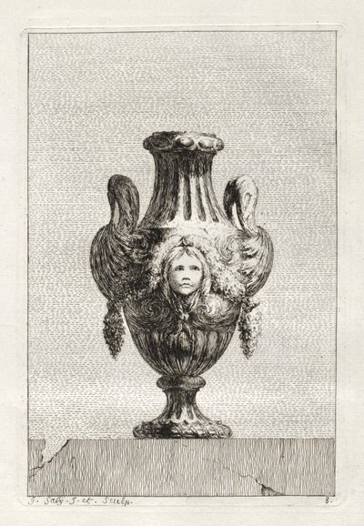 Vazo Takımı: Levha 8, 1746. by Jacques Francois Joseph Saly