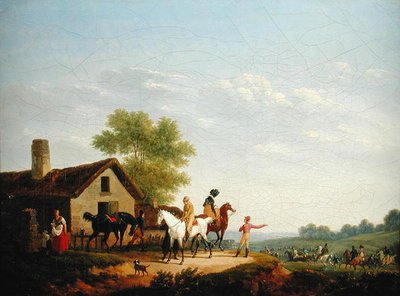 At yarışı by Jacques Francois Joseph Swebach