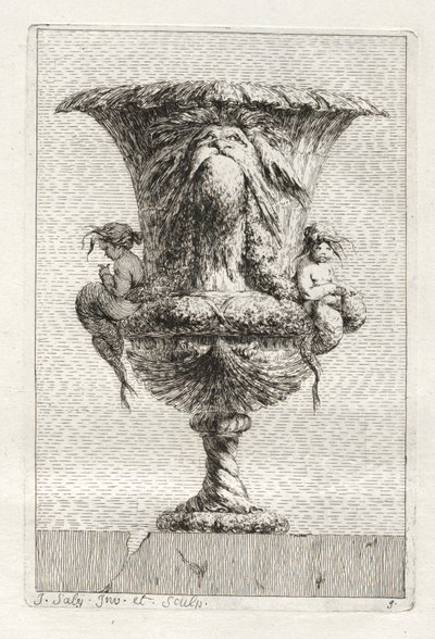 Vazo Takımı: Plaka 9 by Jacques François Saly