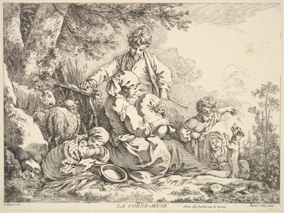 Gayda, 18. yüzyılın ortalarından sonlarına kadar. by Jacques Gabriel Huquier