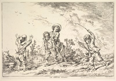 Birdirbir, 18. yüzyılın ortalarından sonuna kadar. by Jacques Gabriel Huquier