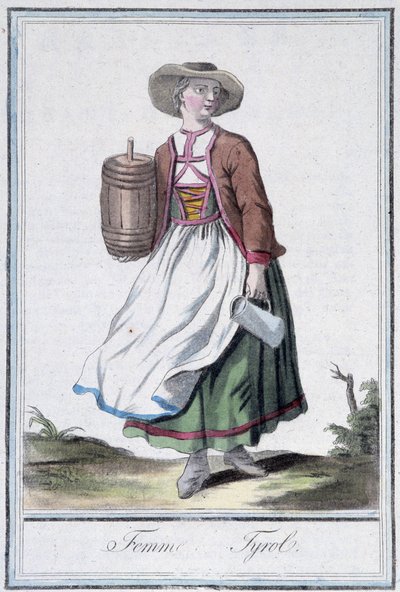 Femme of Tirol - Grasset St Sauveur