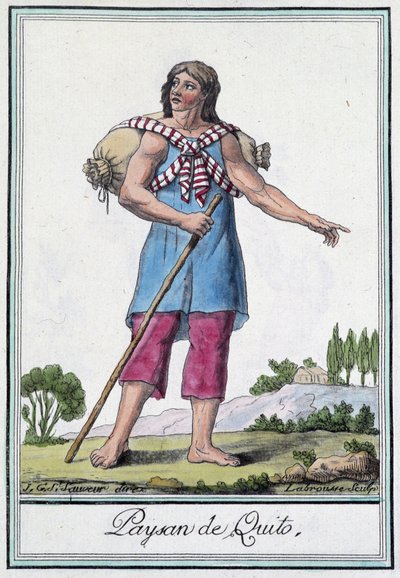 Köylü de Quito (Ekvador) - Grasset St Sauveur
