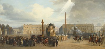 Napolyon cenaze arabası Place de la Concorde