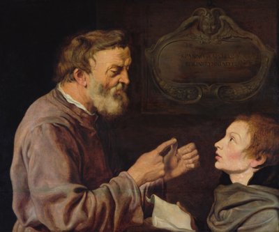 Usta ve Öğrenci by Jacques II de Gheyn